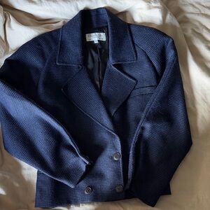 Dior Navy Textured Blazer